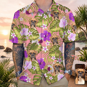 Custom Dog Photo Tropical Style Hawaiian Shirt
