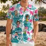 Custom Photo Funny Kids Personalized Hawaiian Shirt Family Gift