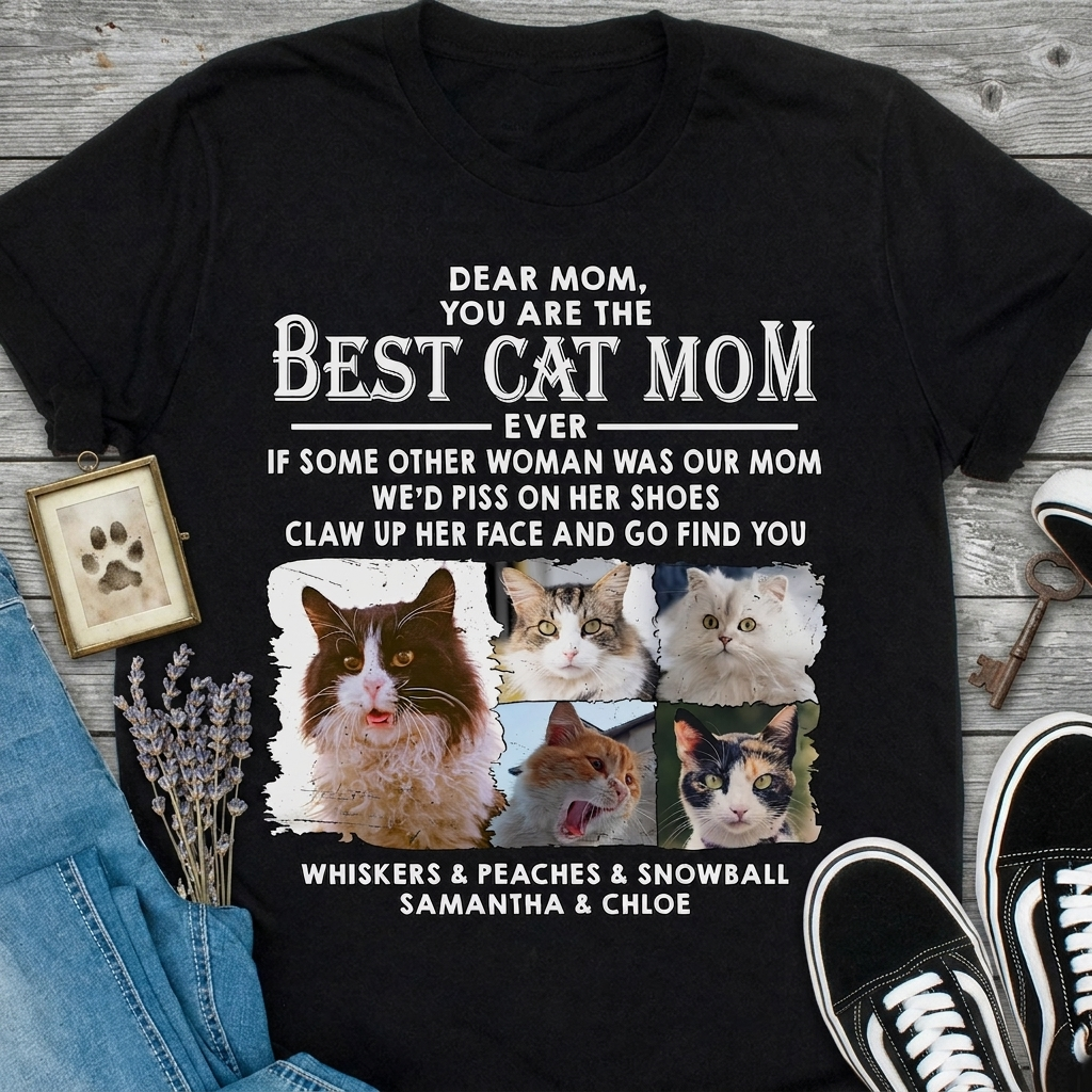 Custom Cats Go Find You T-Shirt — Gift for Dad DBS7Q