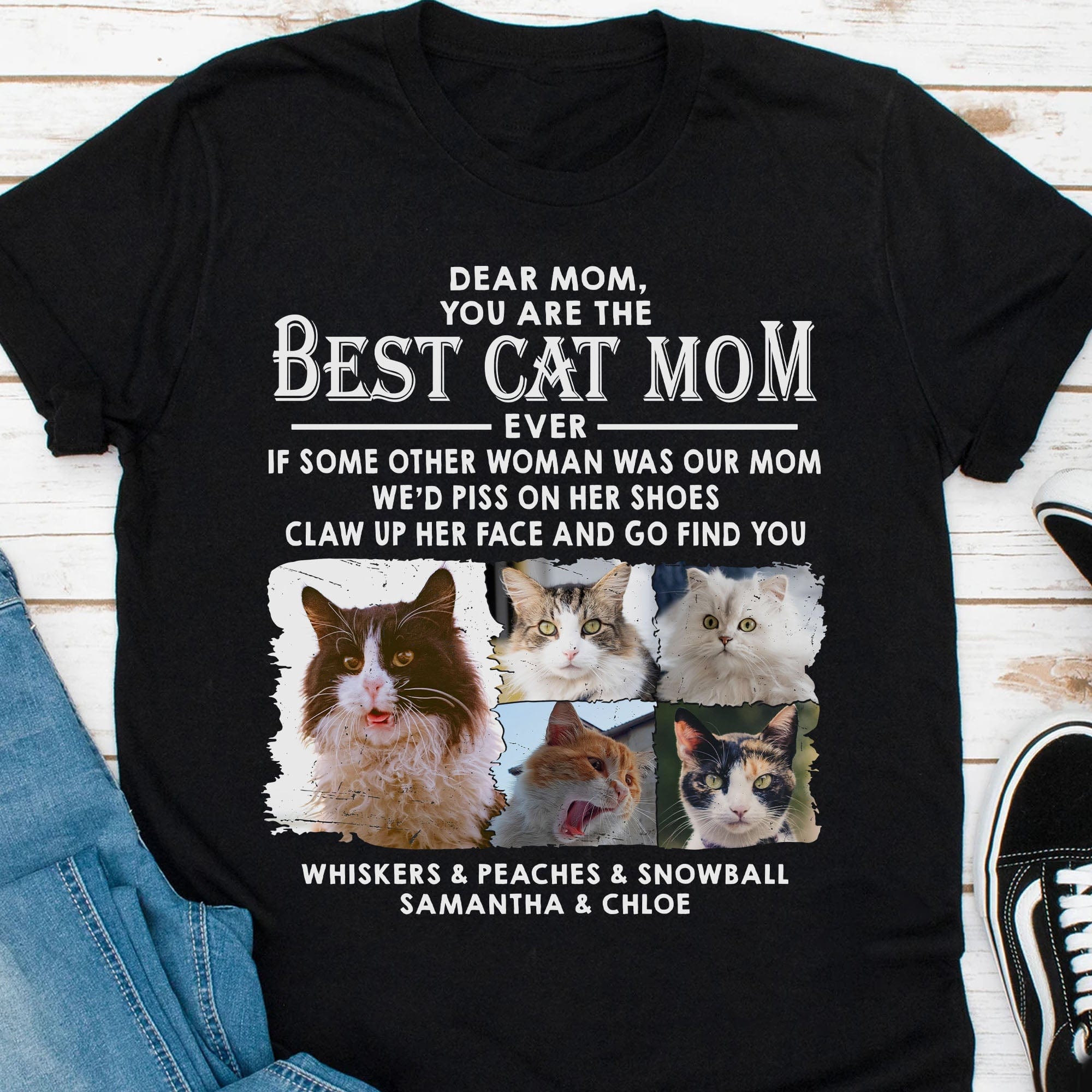 Custom Cats Go Find You Cat T-Shirt 2 — Gift for Cat Lovers J6N9U