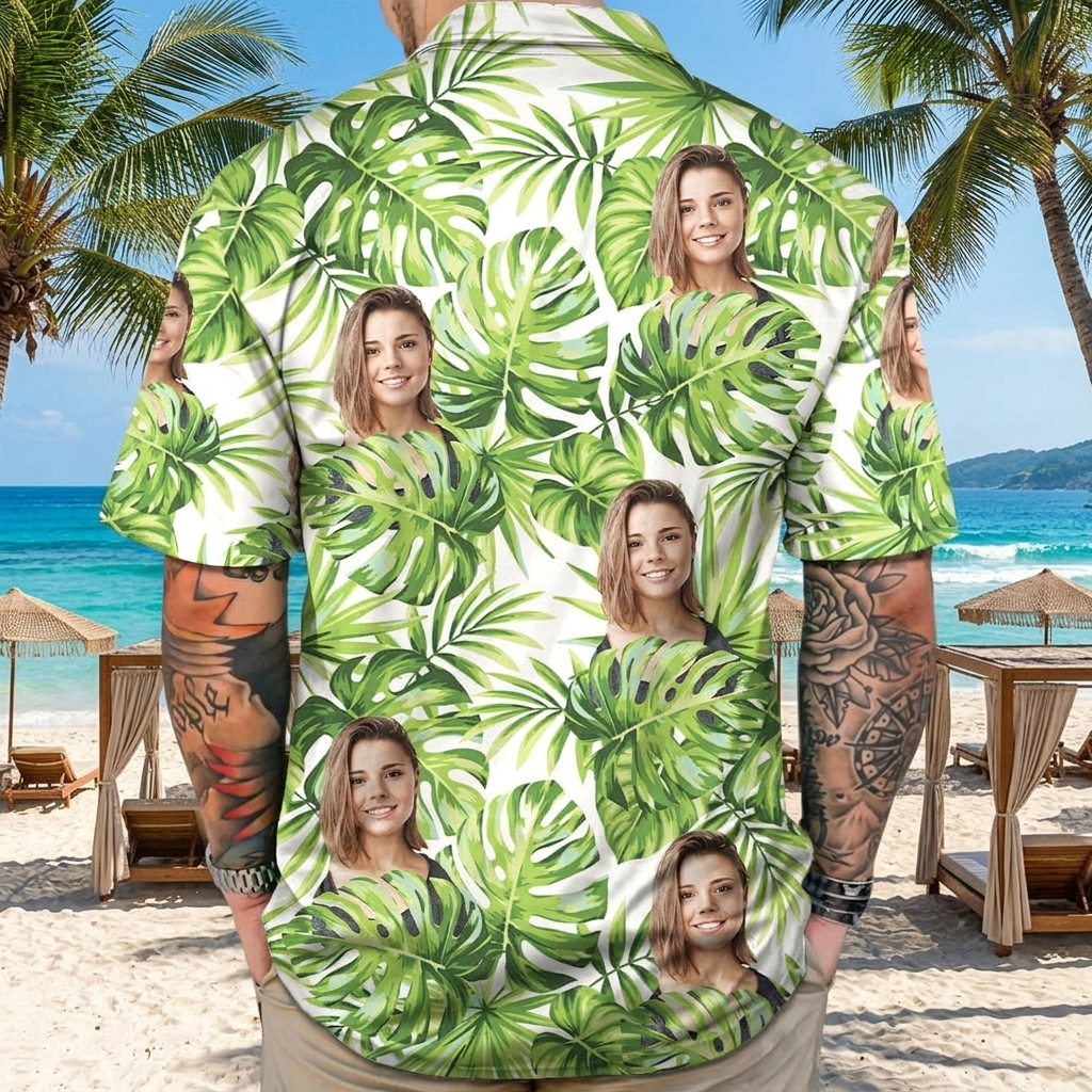 Personalized Upload Photo Hawaiian Shirt