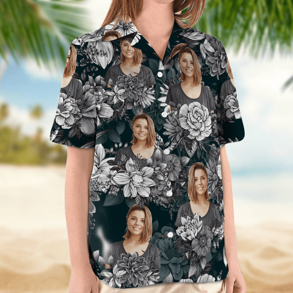 Custom Hawaiian Women Hawaiian Shirt — Custom Gift KJHPF