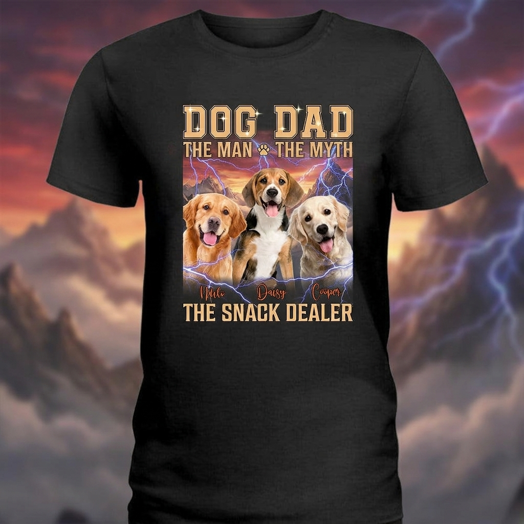 Personalized Photo The Man The Myth The Snack Dealer Pet Shirt TA29 890389
