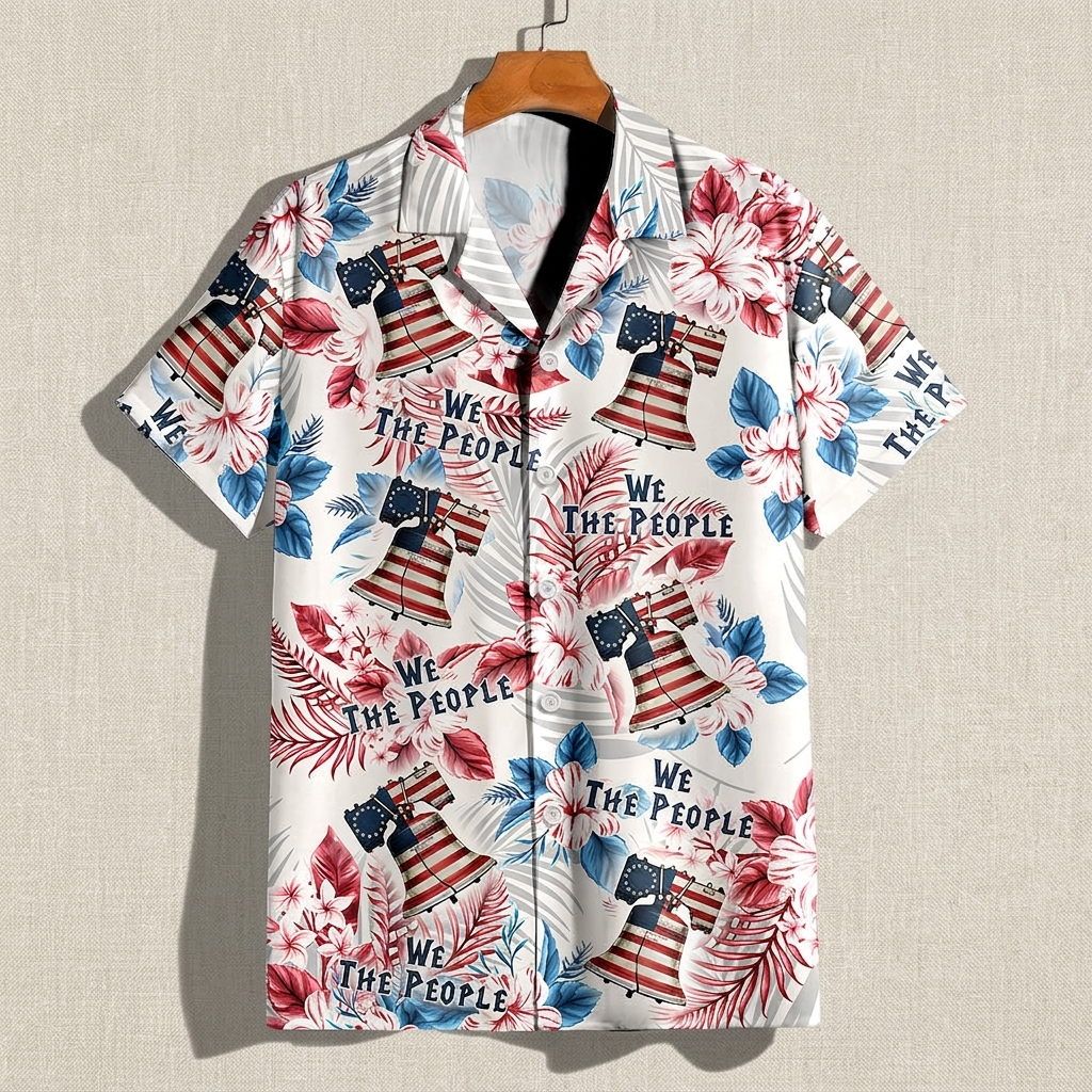 Personalized America 250th Anniversary Hawaiian Shirt