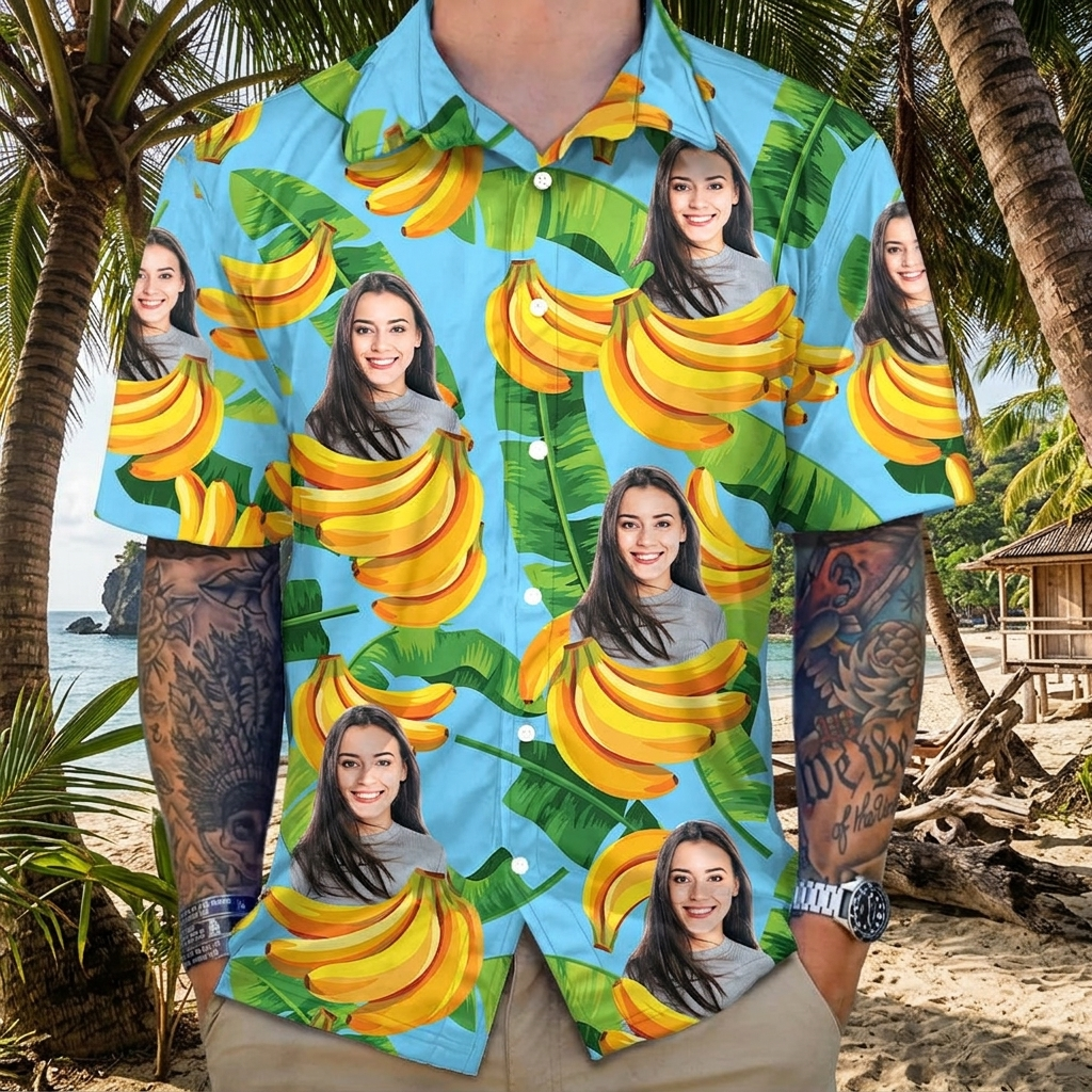 Personalized Upload Photo Hawaiian Shirt