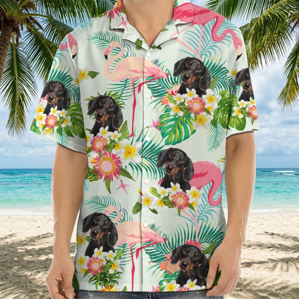 Custom Dog Hawaii Hawaiian Shirt — Gift for Dog Lovers PHYTN