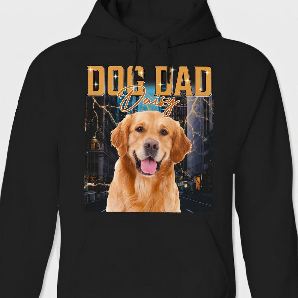 Personalized Photo Retro Vintage Dog Portrait Shirt DA199 889681