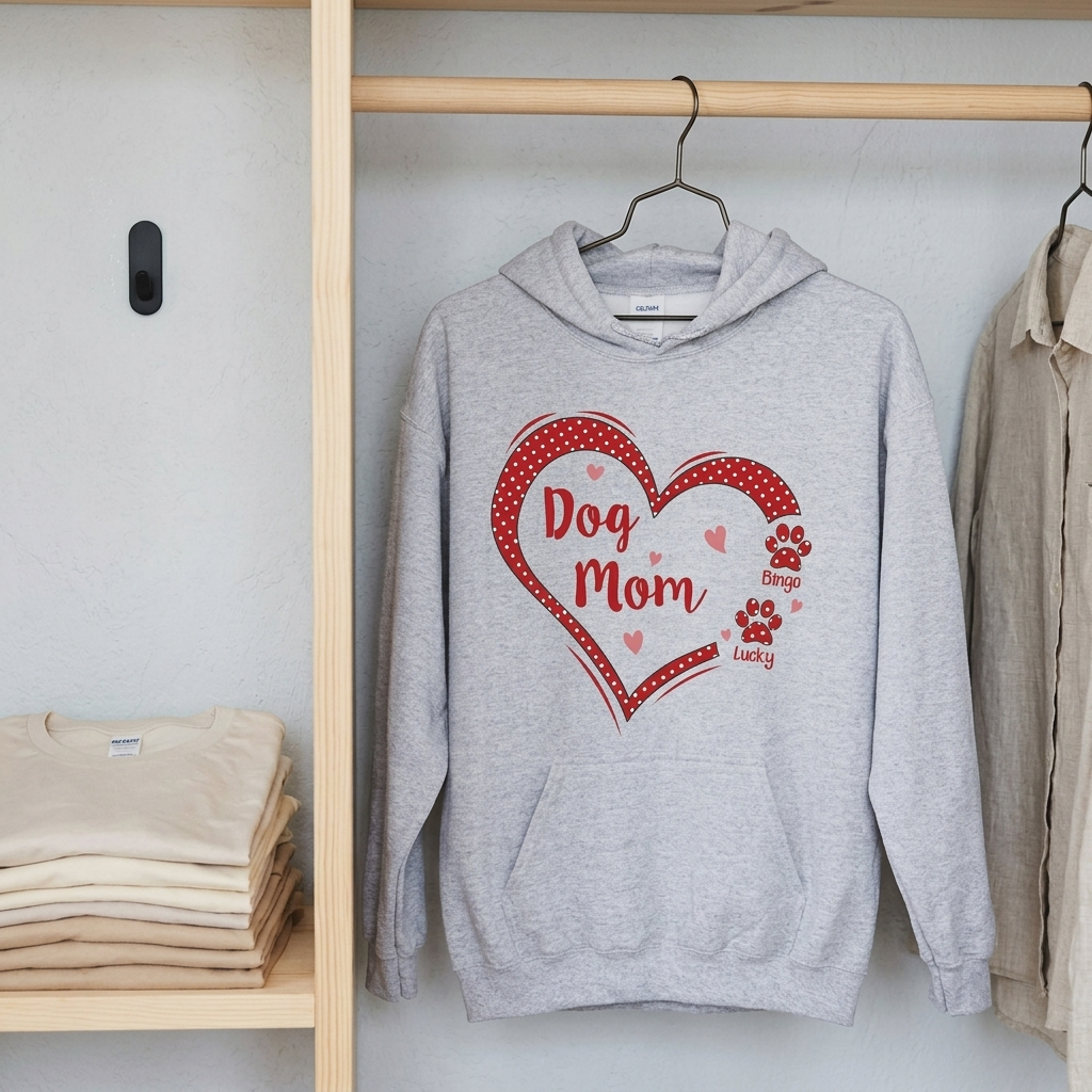 Dog Mom Cat Mom Personalized Custom Dog Cat Shirt C550V2