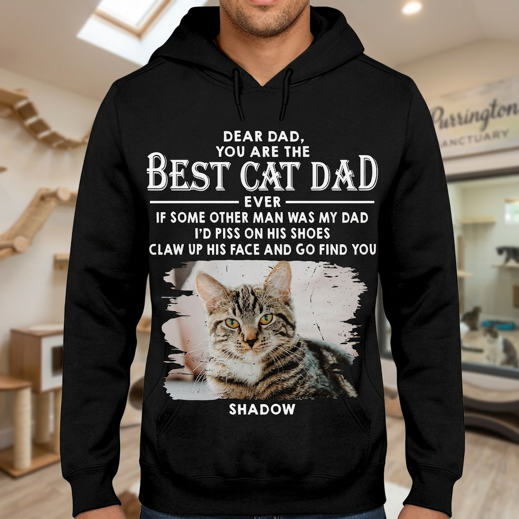 Custom Cats Go Find You T-Shirt — Gift for Dad DBS7Q