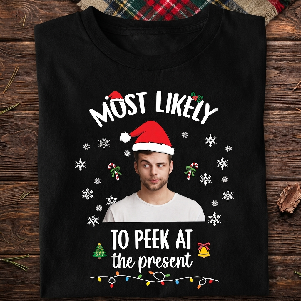 Custom Photo Santa Christmas Matching Family Shirt HO82 900410