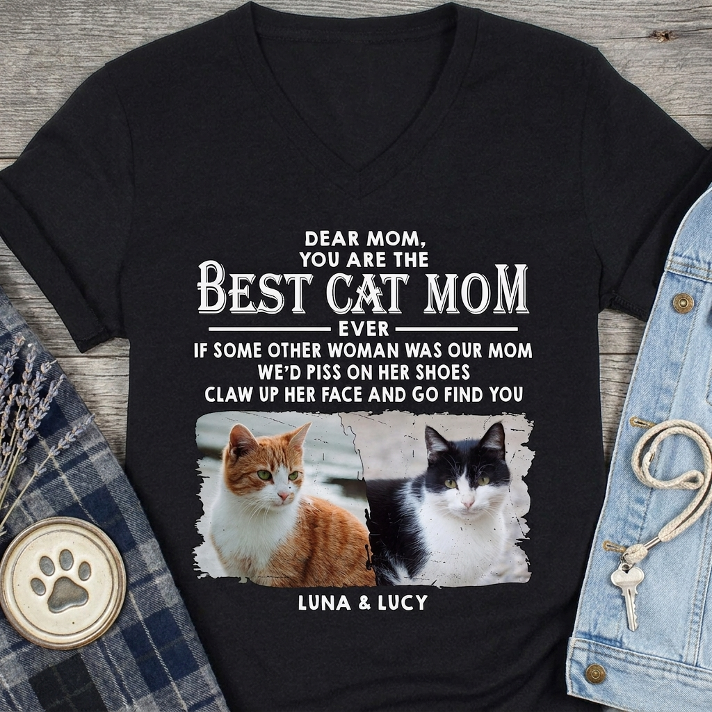 Custom Cats Go Find You T-Shirt — Gift for Dad DBS7Q