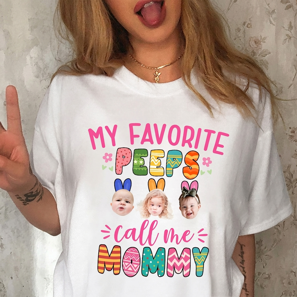 Custom My Favorite People Call T-Shirt — Gift for Mom QJGF5