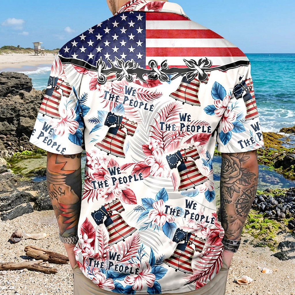 Personalized America 250th Anniversary Hawaiian Shirt