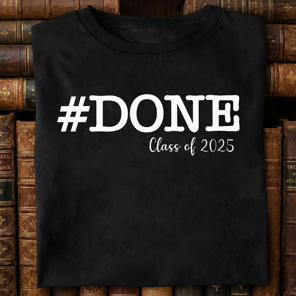 Custom Done Class 2026 Graduation T-Shirt 2 — Custom Gift Z9W6P