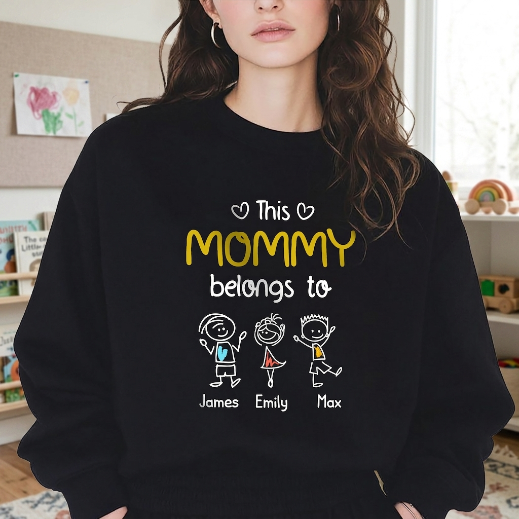 Custom This Grandpa Belongs Us T-Shirt — Gift for Dad YPZ2R