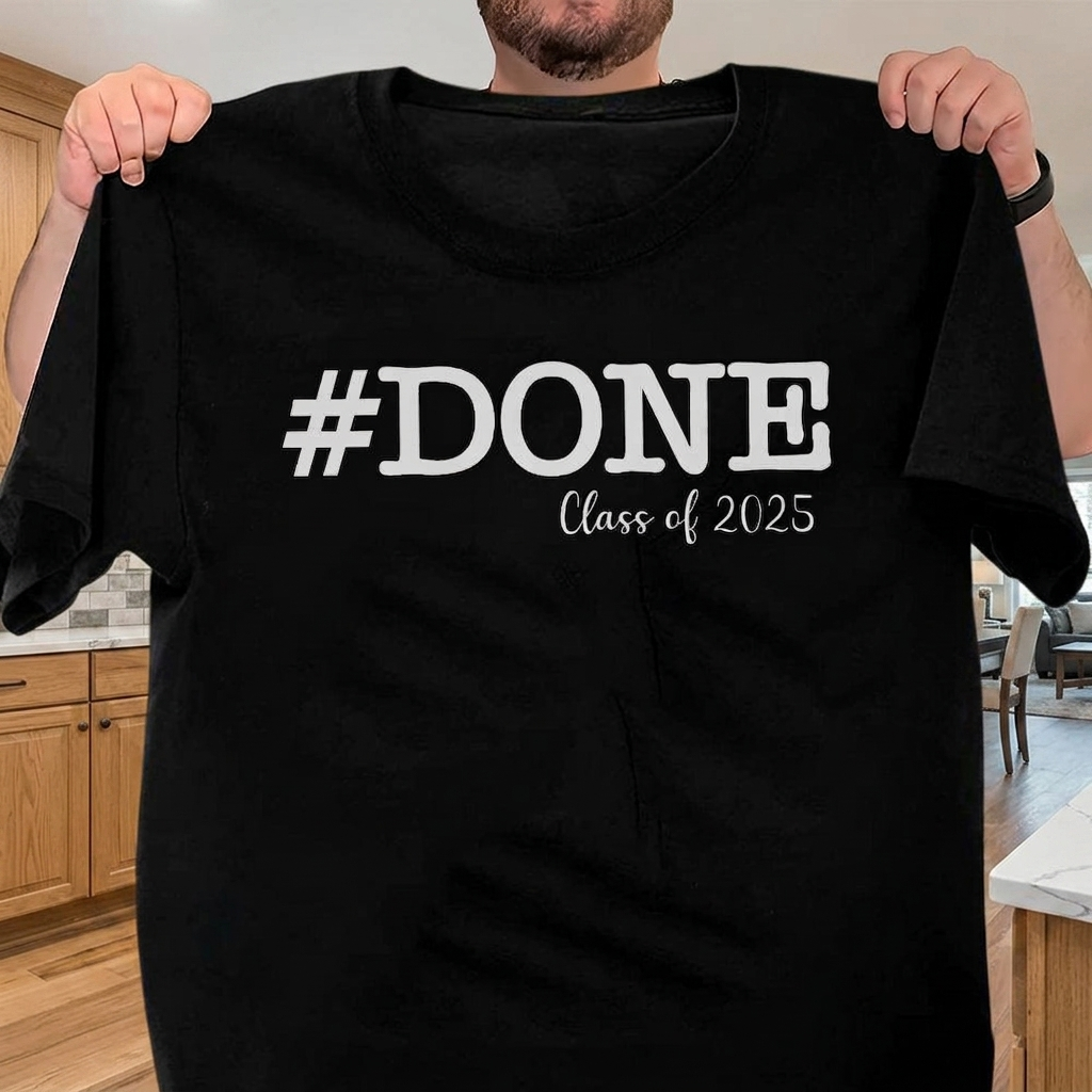 Custom Done Class 2026 Graduation T-Shirt 2 — Custom Gift Z9W6P