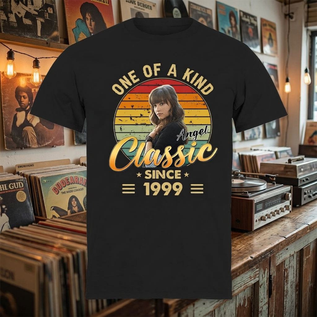One Of A Kind Classic Upload Photo Birthday Shirt