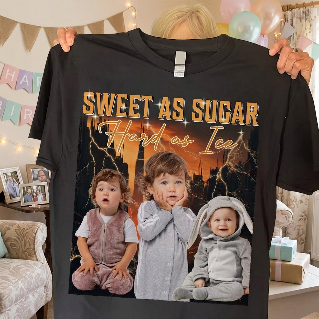 Custom Personalized Portrait Retro Style T-Shirt — Graduation Gift 547YD
