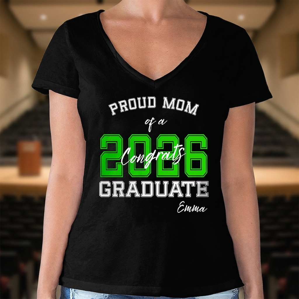 Personalized Proud Of You Class Of 2026 Graduation Dark Shirt