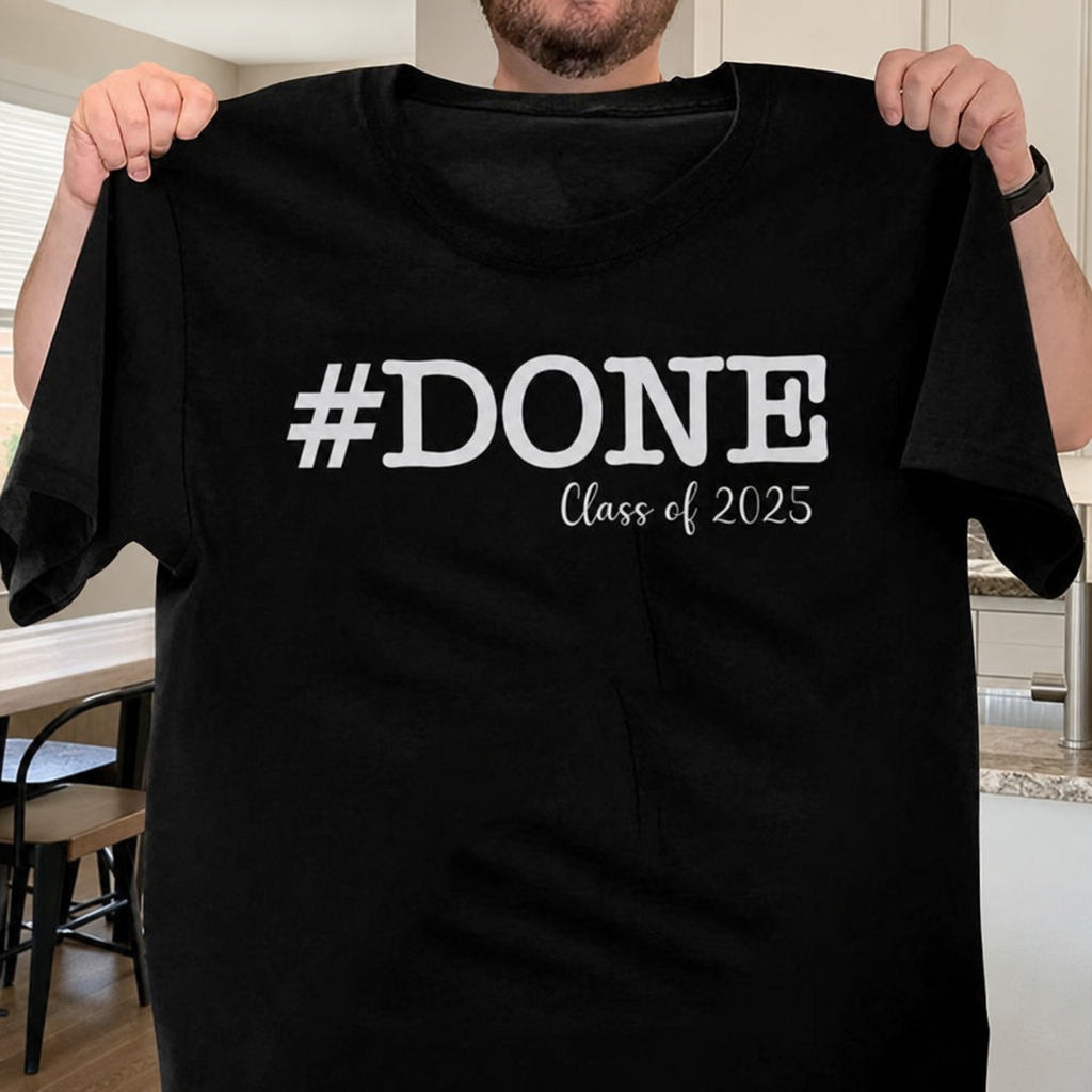 Custom Done Class T-Shirt — Gift for Dad G9E23