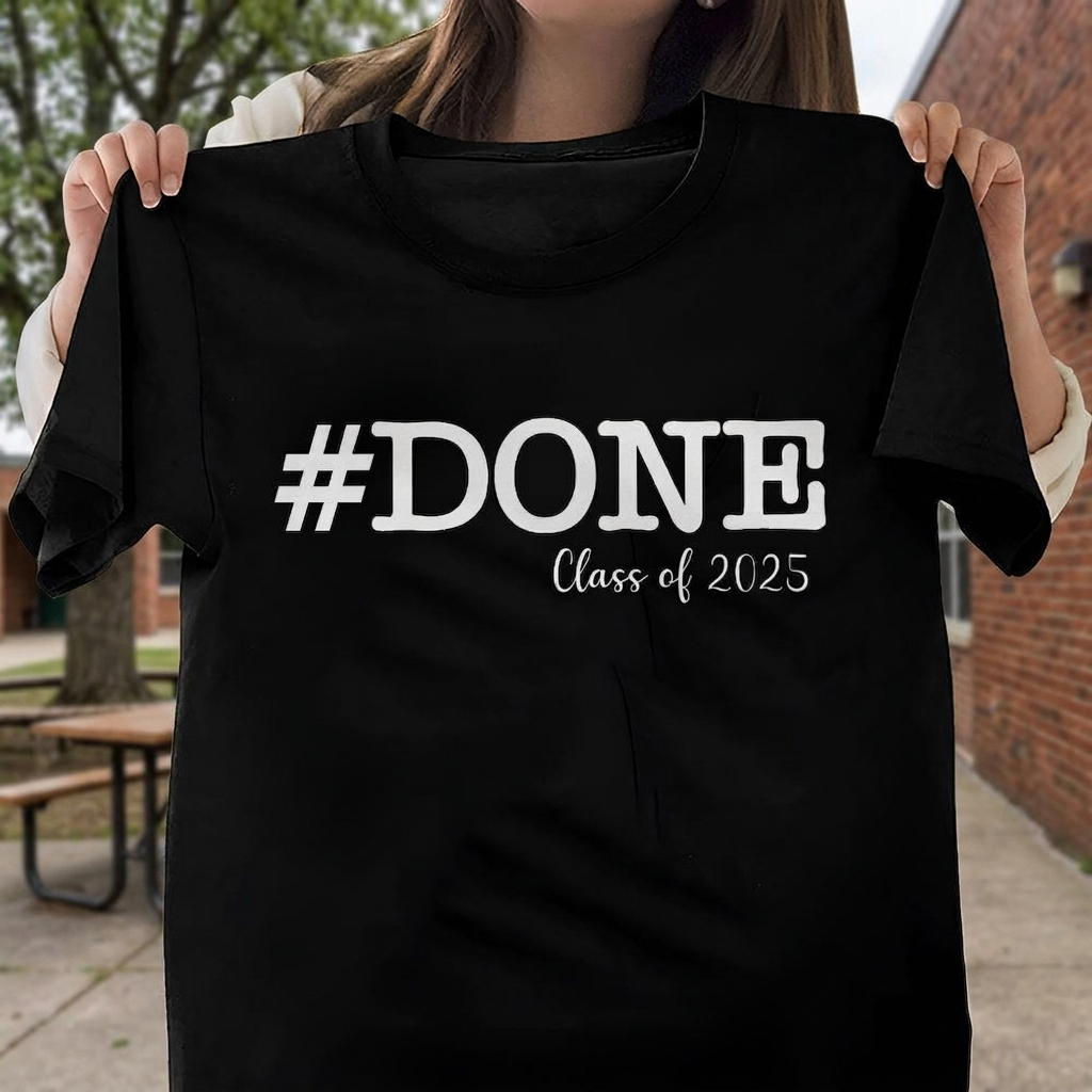 Custom Done Class 2026 Graduation T-Shirt 2 — Custom Gift Z9W6P