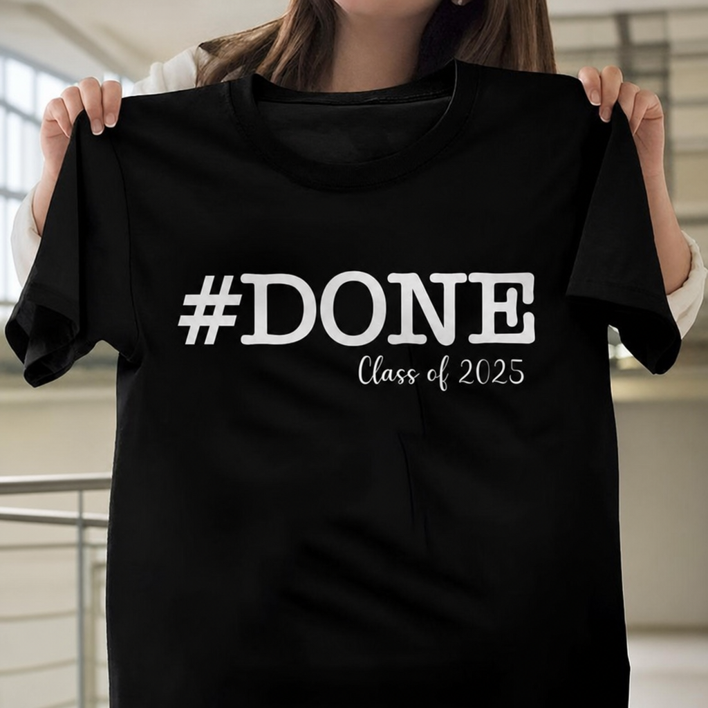 Custom Done Class T-Shirt — Gift for Dad G9E23