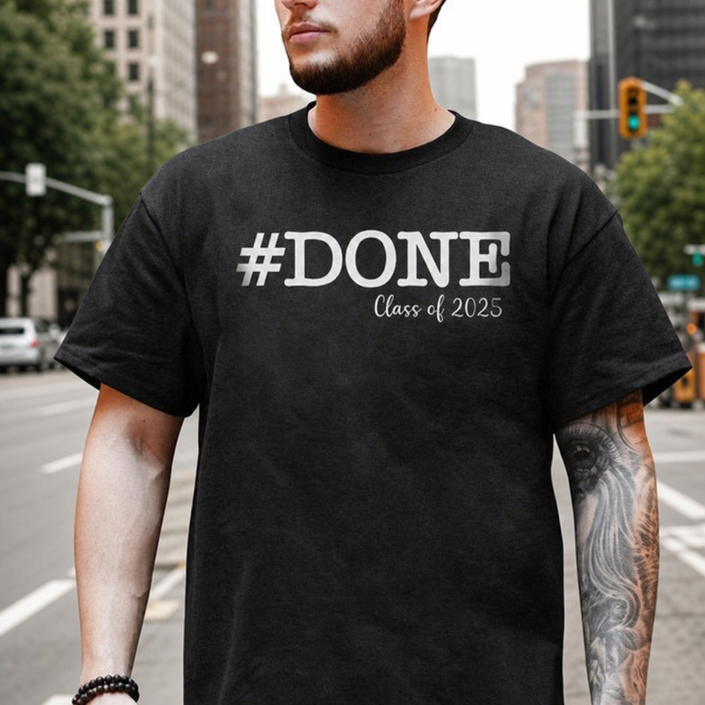 Custom Done Class T-Shirt — Gift for Dad G9E23