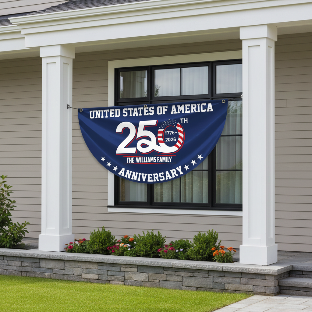 Patriotic 250th Anniversary 1776 2026 United States of Ameri