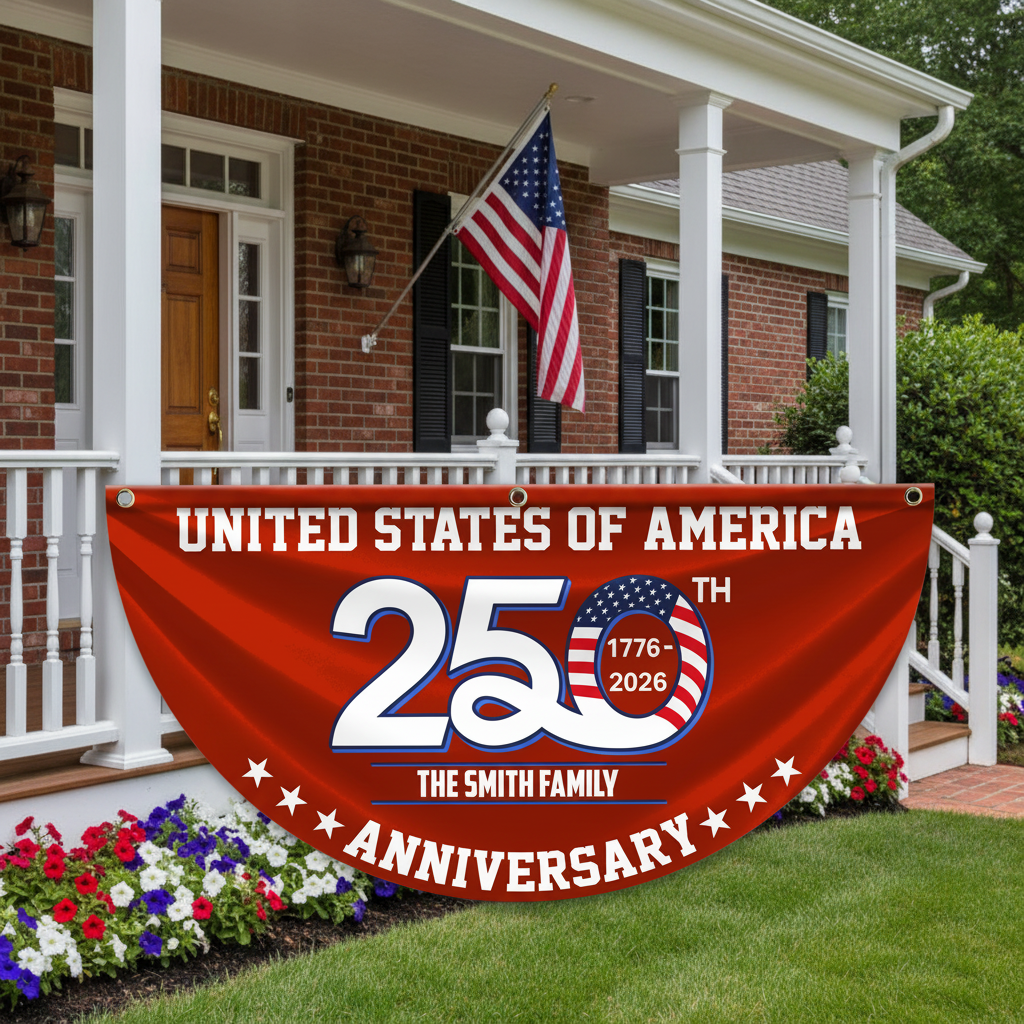 Patriotic 250th Anniversary 1776 2026 United States of Ameri