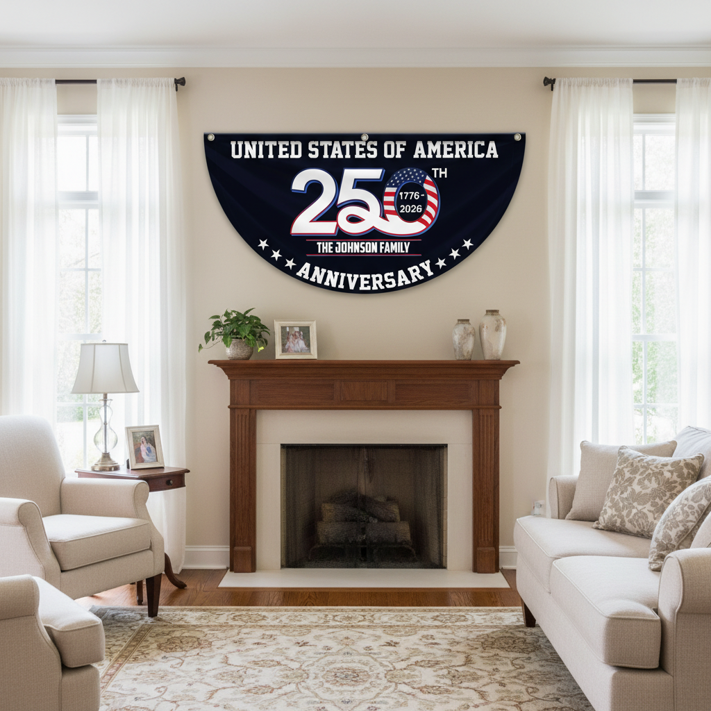 Patriotic 250th Anniversary 1776 2026 United States of Ameri