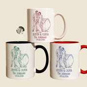 Custom Photo Couples Wedding Engaged Bachelor Party - Personalized Mug 5O6UL