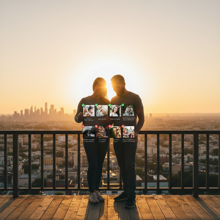 Custom Photo Couples Wedding Engaged Bachelor Party - Personalized Leather Journal TJKDS