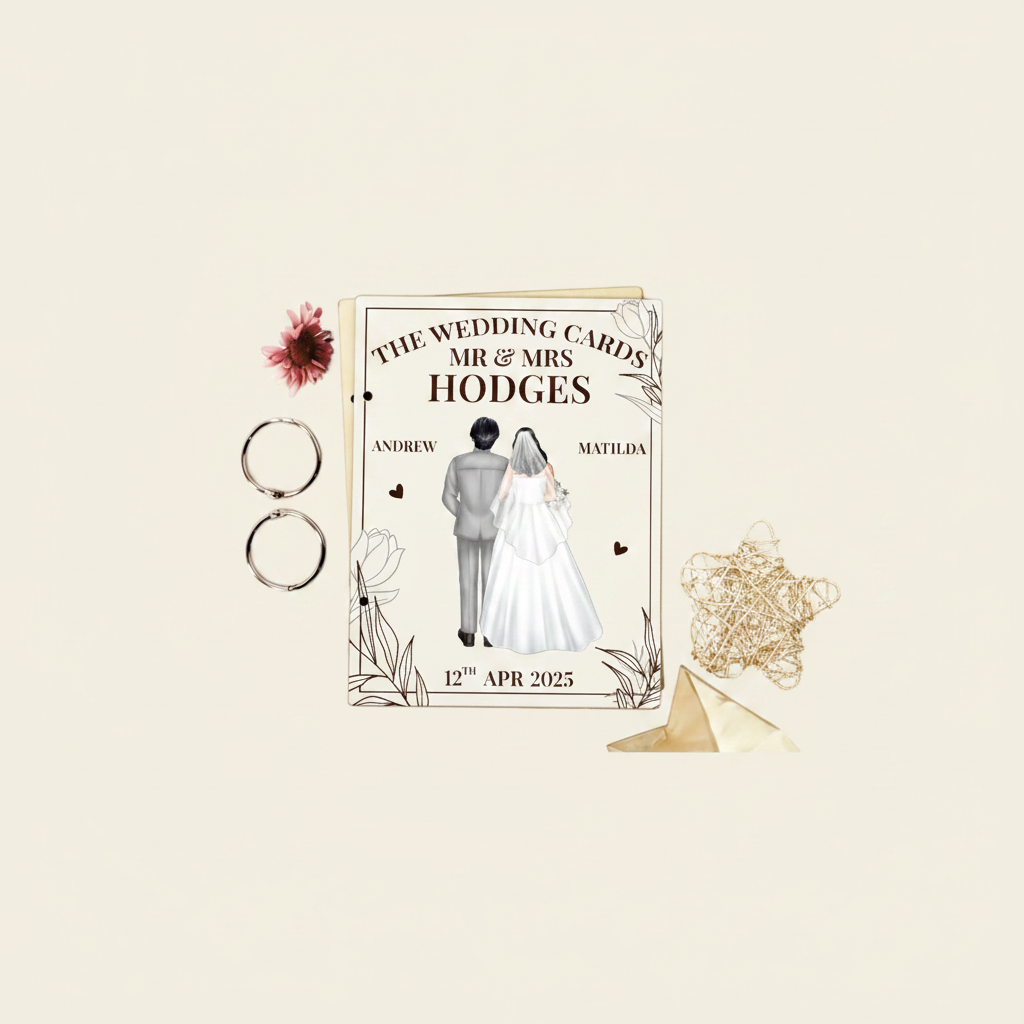 The Wedding Cards Of Mr & Mrs - Personalized Card Keeper, Card Holder YKJPS