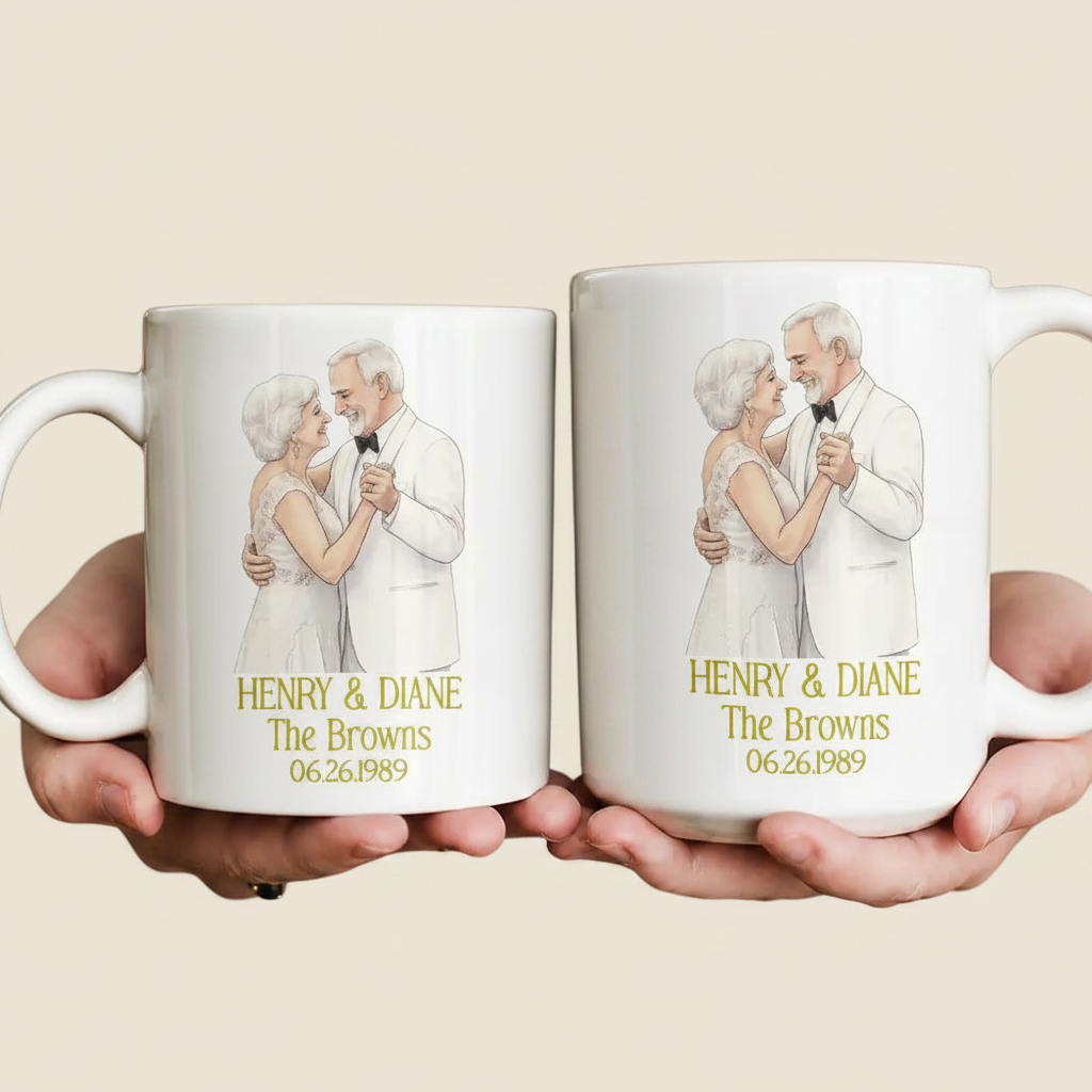 Custom Photo Couples Wedding Engaged Bachelor Party - Personalized Mug 5O6UL