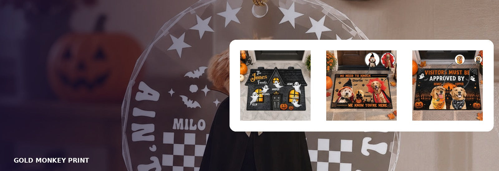 Personalized Halloween Home and Porch Decor