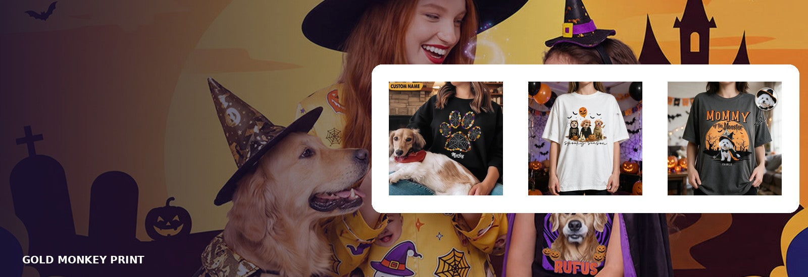 Personalized Halloween Shirts and Sweatshirts